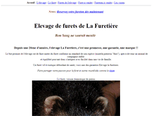 Tablet Screenshot of lafuretiere.com